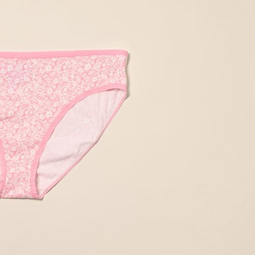 Amazon Essentials Women's Cotton Bikini Brief Underwear (Available in Plus Size), Multipacks