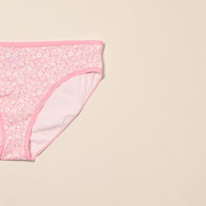 Amazon Essentials Women's Cotton Bikini Brief Underwear (Available in Plus Size), Multipacks