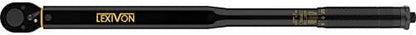 LEXIVON 1/2-Inch Drive Click Torque Wrench 25-250 Ft-Lb/33.9-338.9 Nm (LX-184)
