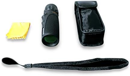 Roxant Viper Monocular Telescope – 10x25 Monoculars for Adults High Powered | Military Grade BAK4 Prism Pocket Scope | Weatherproof with Case, Wrist Strap & Smartphone Adapter