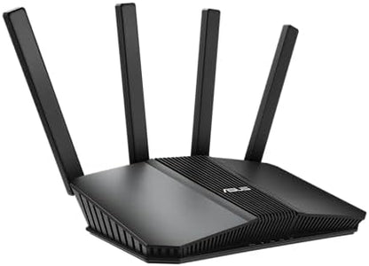 ASUS RT-BE58U WiFi 7 BE3600 AiMesh Extendable Router, 4K-QAM, MLO, AI Detection 2.5G Port, Four 1G Ports, Commercial-Grade Network Security, Parental Control, IoT Network, Kid’s Network, VPN Network