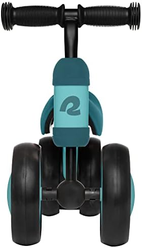 Retrospec Cricket Baby Walker Balance Bike with 4 Wheels for Ages 12-24 Months - Baby Toys & Toddler Toys for 1 Year Olds - Ride On Bicycle - Boys & Girls