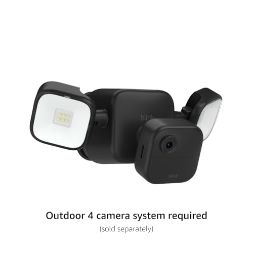 Blink Outdoor 4 Floodlight Mount – Wire-free, 700 lumens, two-year battery life, set up in minutes