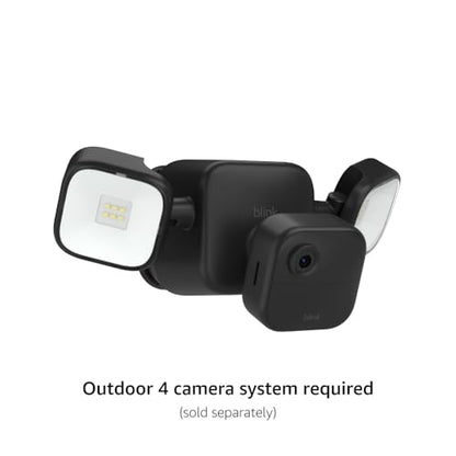 Blink Outdoor 4 Floodlight Mount – Wire-free, 700 lumens, two-year battery life, set up in minutes