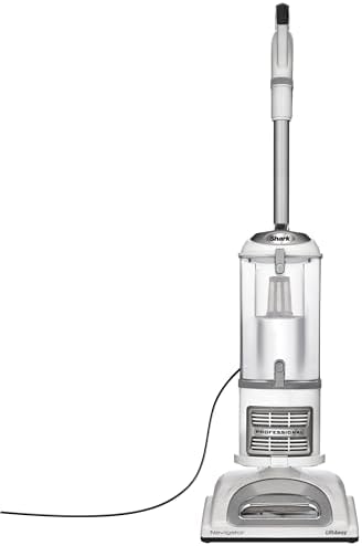 Shark | Upright Vacuum Cleaner | Navigator Lift-Away | Swivel Steering | HEPA Filter | Vacuum for Pet Hair | Crevice Tool & Dusting Brush Included | For Carpets & Hard Floors | White/Silver | NV356E