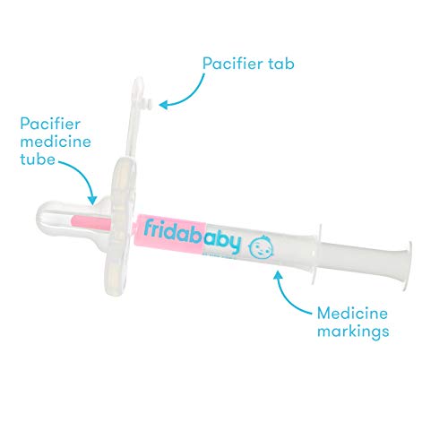 Frida Baby MediFrida The Accu-Dose Pacifier Baby Medicine Dispenser + Baby Nasal Aspirator NoseFrida The Snotsucker