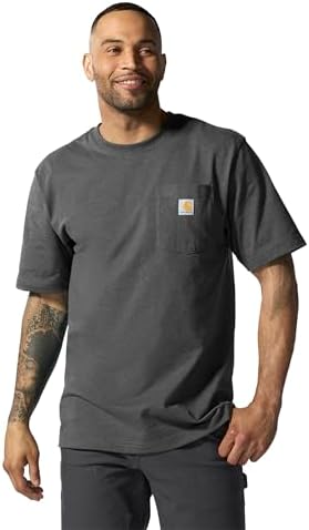 Carhartt Men's Loose Fit Heavyweight Short-Sleeve Pocket T-Shirt (Also Available in Big & Tall)