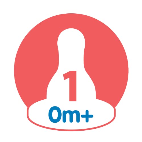 Dr. Brown’s Natural Flow® Anti-Colic Options+™ Narrow Baby Bottles 4 oz/120 mL, with Level 1 Slow Flow Nipple, 3 Pack, 0m+ Blue