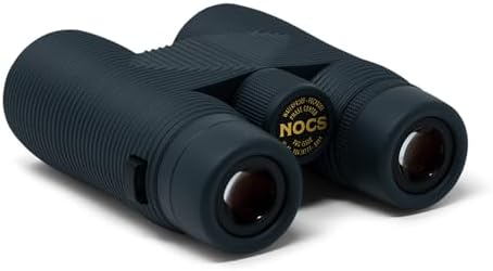 Nocs Provisions Pro Issue 10x42 Compact Fogproof Waterproof Binoculars for Adults & Kids, 10X Magnification, Wide View Multi-Coated Lenses for Bird Watching, Hunting & Stargazing - Talus Gray