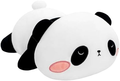 SQEQE Weighted Panda Plush, Weighted Panda Stuffed Animal, Cute Plushies Soft Bear Pillow Toy Gift for Kids Adults 9.8 Inch, 0.8 Lbs
