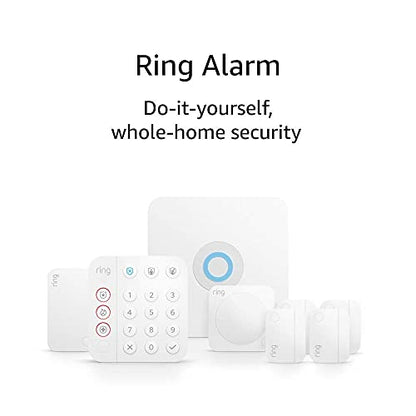 Ring Alarm 8-Piece Kit – Wireless Smart Home Security System | Expandable | Easy Setup | Mobile App Control | 24/7 Professional Monitoring | Alexa Compatible