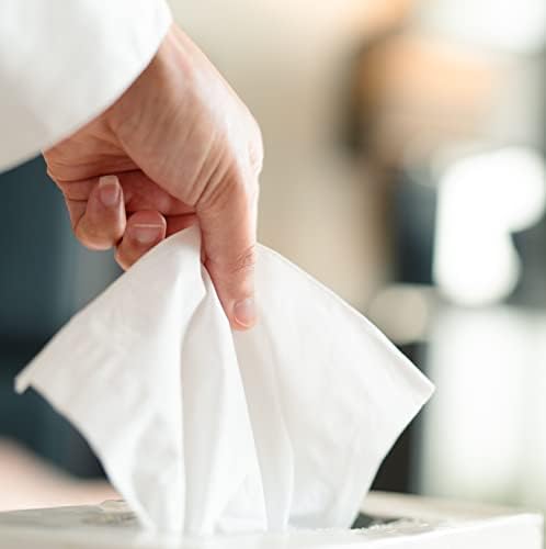 Amazon Basics Facial Tissue, 2-Ply, 2880 Count (18 Packs of 160), (Packaging May Vary)