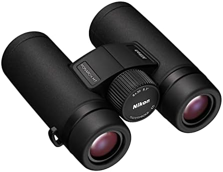 Nikon Monarch M7 8x30 Binocular | Waterproof, fogproof, Rubber-Armored Compact Binocular with ED Glass, Wide Field of View, Oil & Water Repellent Coating, Locking Diopter | Official Nikon USA Model