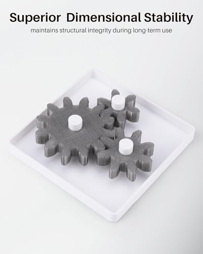 ELEGOO PC Filament 1.75mm White 1KG, Tough and Durable Professional 3D Printer Filament Dimensional Accuracy +/- 0.05mm 1KG Spool Heat Resistant 3D Printing Polycarbonate Material