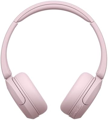 Sony WH-CH520 Wireless Headphones Bluetooth On-Ear Headset with Microphone and up to 50 Hours Battery Life with Quick Charging, Pink