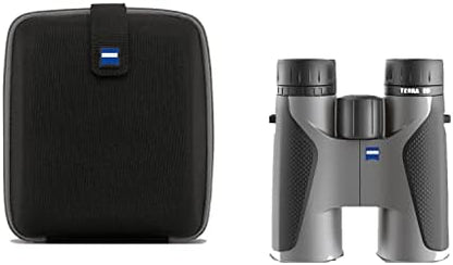 ZEISS Terra ED Binoculars 10x42 Waterproof, and Fast Focusing with Coated Glass for Optimal Clarity in All Weather Conditions for Bird Watching, Hunting, Sightseeing, Grey