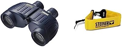 Steiner Navigator Pro 7x50 Binoculars - Sports-Auto Focus - Delivers Excellent Image Clarity, Navy Blue & Floating Strap for Marine Binoculars - Long-Lasting Waterproof Floating Binocular Accessory