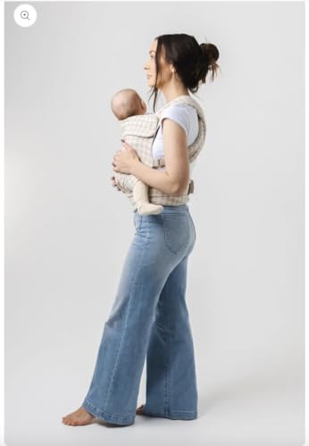 Mabē Monarch Ergonomic Baby Carrier – Premium Cotton Soft Structured Newborn to Toddler Carrier with Hip-Healthy Design, 3 Carry Positions (7-35lbs), Lightweight & Breathable, (Houndstooth)