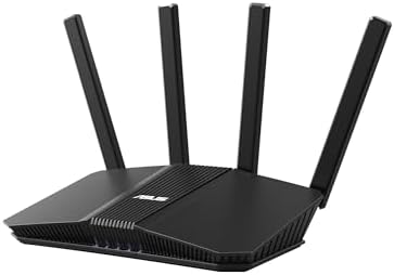 ASUS RT-BE58U WiFi 7 BE3600 AiMesh Extendable Router, 4K-QAM, MLO, AI Detection 2.5G Port, Four 1G Ports, Commercial-Grade Network Security, Parental Control, IoT Network, Kid’s Network, VPN Network