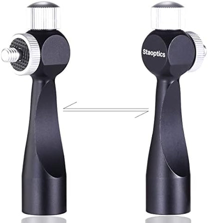 Binocular Tirpod Adapter Quick Release 1/4-20Inch Threading Detachable Mount Accessories for 8x40 8x42 10x50 10x56 12x50 12x60 15x60 15x70 25x70 etc Roof and Porro Zoom Binoculars