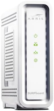 ARRIS (SB8200) - Cable Modem - Fast DOCSIS 3.1 32x8 Gigabit Cable Modem , Approved for Comcast Xfinity, Cox, Charter Spectrum, & more | 1 Gbps Max Internet Speed, 4 OFDM Channels - (No Built-in Wifi)