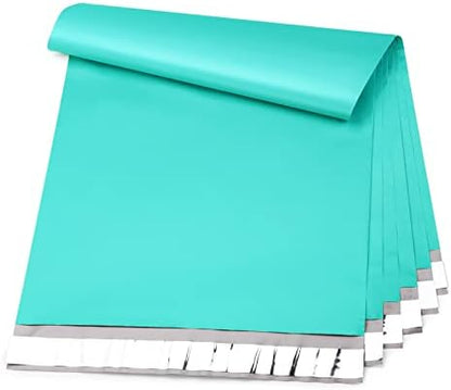 Metronic Teal Poly Mailers 14.5x19 Large Poly Mailers 100 Pack Self-Seal Shipping Bags, Packaging Bags, Shipping Envelopes, Packaging for Small Business, Boutique, Clothing