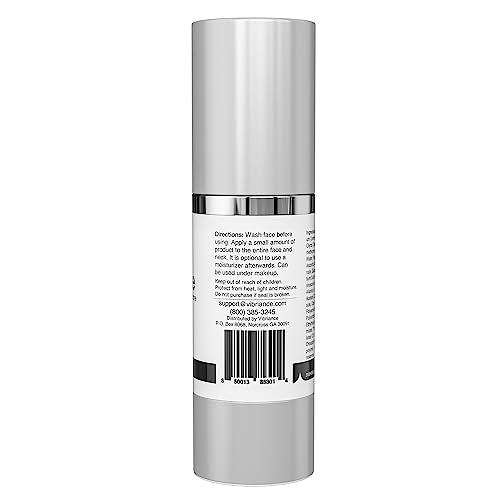 Vibriance Super C Serum for Mature Skin - All-in-One Vitamin Formula Hydrates, Firms, Lifts, Smooths, Targets Age Spots, Wrinkles, 1 fl oz