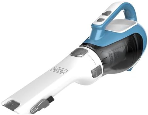 BLACK+DECKER dustbuster AdvancedClean Cordless Handheld Vacuum, Compact Home and Car Vacuum with Crevice Tool (CHV1410L)