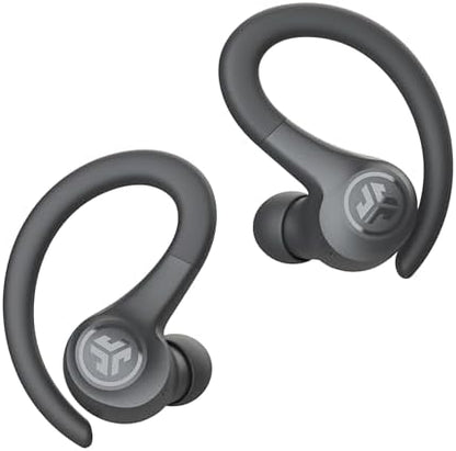 JLab Go Sport+ Wireless Workout Earbuds Featuring C3 Clear Calling, Secure Earhook Sport Design, 35+ Hour Bluetooth Playtime, and 3 EQ Sound Settings (Graphite)