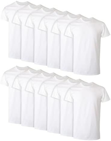 Hanes T-Shirt Pack, Stay-Tucked Cool & Breathable Cotton Tees, Best Undershirts for Men