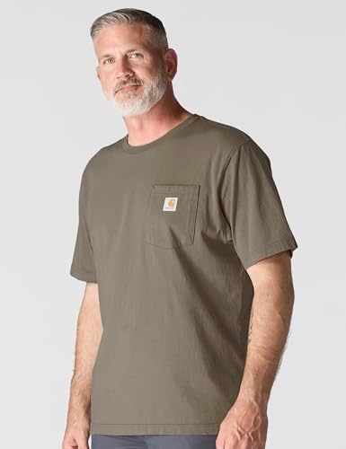 Carhartt Men's Loose Fit Heavyweight Short-Sleeve Pocket T-Shirt (Also Available in Big & Tall)