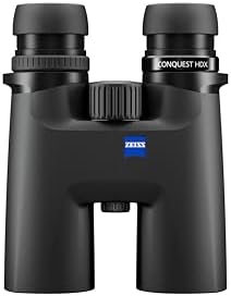 ZEISS Conquest HDX Binoculars 8x42 Waterproof, Compact with LotuTec T* HD Coated Glass for Optimal Clarity in All Weather Conditions for Bird Watching, Hunting, Sightseeing, Black