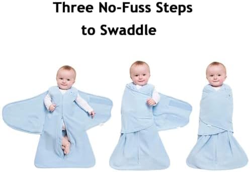 HALO Disney Baby 100% Cotton Sleepsack Swaddle, 3-Way Adjustable Wearable Blanket, TOG 1.5, Winnie Frolic, Newborn, 0-3 Months