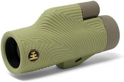 Nocs Provisions Field Tube 10x32 Waterproof Monocular, 10X Magnification Telescope, Bak4 Prism, Wide Field of View for Bird Watching, Backpacking & Wildlife Viewing - Ponderosa Green