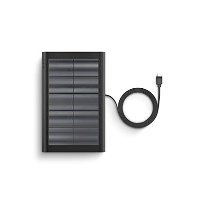 Ring Small Solar Panel, 1.9W for Outdoor Cam Plus, Outdoor Cam (Stick Up Cam), Stick Up Cam Pro, Spotlight Cam Plus, Spotlight Cam Pro - Black