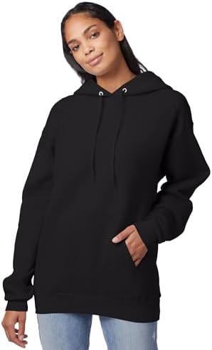 Hanes EcoSmart Hoodie, Midweight Fleece, Pullover Hooded Sweatshirt for Men