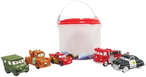 Disney Store Unisex-Children Bath Set (Pixar Cars) - Kids Bath Accessories with Beloved Disney Characters - Colorful and Fun Bath Time Essentials for Kids - Suitable for All Ages