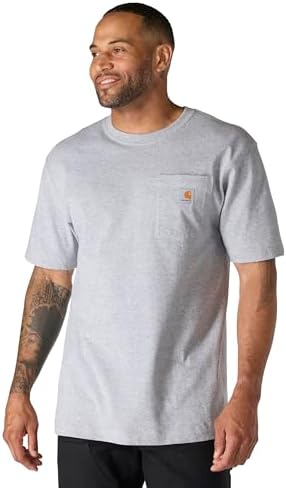 Carhartt Men's Loose Fit Heavyweight Short-Sleeve Pocket T-Shirt (Also Available in Big & Tall)