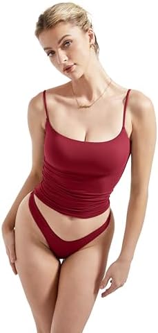 SUUKSESS Women Sexy Square Neck Tank Top Summer Y2K Going Out Basic Cami Shirt