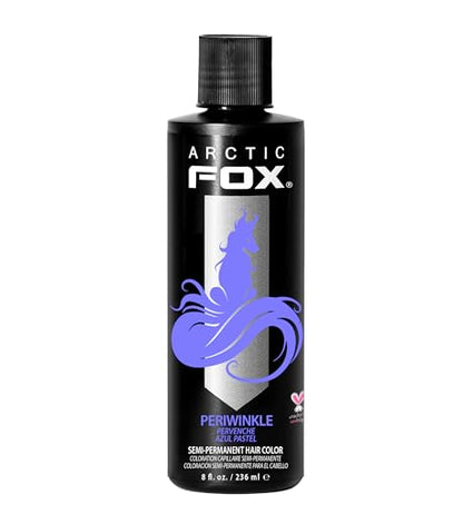 ARCTIC FOX Vegan and Cruelty-Free Semi-Permanent Hair Color Dye (8 Fl Oz, PERIWINKLE)