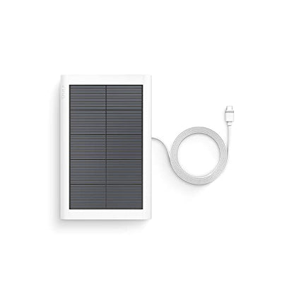 Ring Small Solar Panel, 1.9W for Outdoor Cam Plus, Outdoor Cam (Stick Up Cam), Stick Up Cam Pro, Spotlight Cam Plus, Spotlight Cam Pro - White