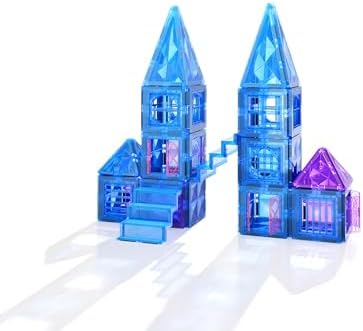 Diamond Magnetic Building Blocks - Princess Toys for 3-8 Year Old Girls & Boys - 3 4 5 6 Year Old Girl Birthday Xmas Present Preschool K12 Classroom Decor Classroom Must Haves School Supplies