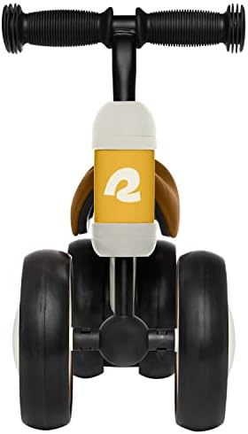 Retrospec Cricket Baby Walker Balance Bike with 4 Wheels for Ages 12-24 Months - Toddler Bicycle Toy for 1 Year Old’s - Ride On Toys for Boys and Girls - One Size (Sunflower)