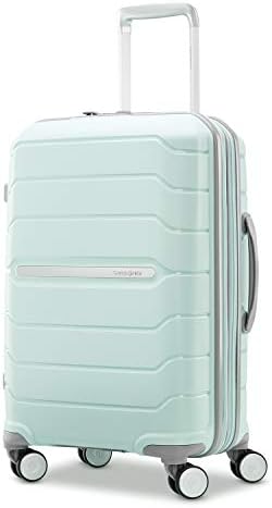 Samsonite Freeform Hardside Carry-On Luggage with Spinner Wheels - Hardshell Suitcase - TSA, Airline-Approved - Expandable Hard Shell, Smooth Rolling Wheels for Lightweight Travel - Mint Green