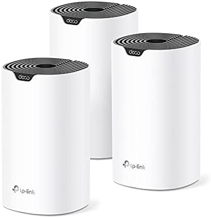 TP-Link Deco S4 Mesh AC1900 WiFi System - Up to 5,500 Sq.ft. Coverage, Replaces WiFi Router and Extender, Gigabit Ports, Works with Alexa, Deco S4(3-Pack)