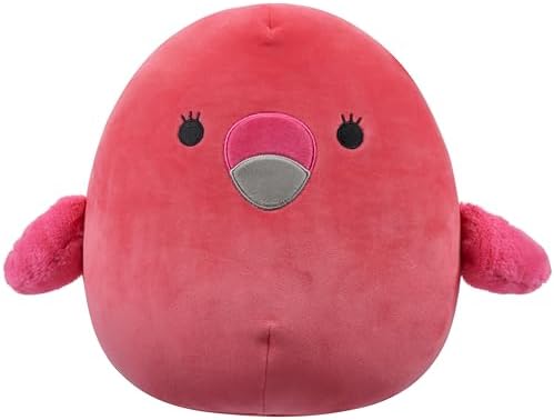 Squishmallows Original 12-Inch Cookie Pink Flamingo - Official Jazwares Plush
