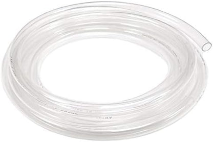 Eastrans 10ft x 1" ID Clear Vinyl Tubing, Flexible Hybrid PVC Tubing Hose, Lightweight Plastic Tube UV Chemical Resistant Vinyl Hose, BPA Free and Non Toxic