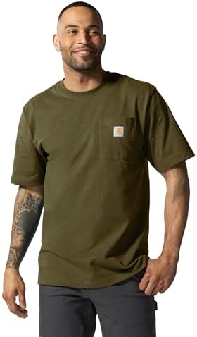Carhartt Men's Loose Fit Heavyweight Short-Sleeve Pocket T-Shirt (Also Available in Big & Tall)