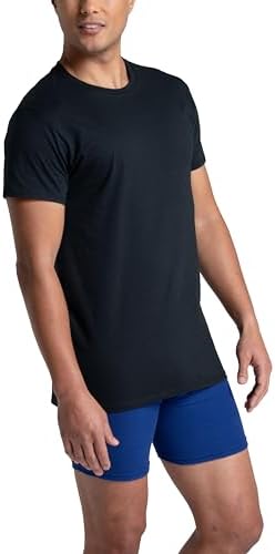 Fruit of the Loom Men's Undershirts, Moisture Wicking & Tag Free, Short Sleeve Crew T-Shirts