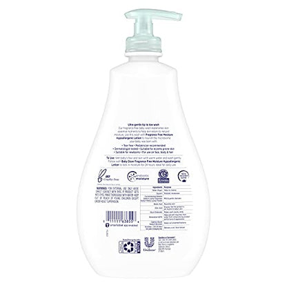 Baby Dove Sensitive Moisture Tip to Toe Wash and Shampoo, 20 Fl Oz (Pack of 4)
